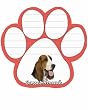 Basset Hound Dog Paw Magnetic Note Pads