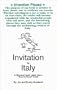 Invitation to Italy