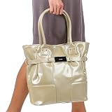 Calvin Klein Patent Leather Medium Shopper