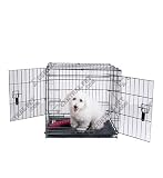 FOUR PAWS PRODUCTS K-9 KEEPER HEAVY DUTY 2-DOOR CRATE 48X30X36