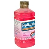 Pedialyte Oral Electrolyte Maintenance Solution, Bubble Gum, Case of 8 Bottles- each 1 qt (1.8 fl oz)