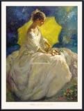 Art Poster Metal Framed Print - Momento de paz - Artist: Jose Royo- Poster Size: 40 X 30