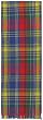 Durable Hand Woven 100% Cotton Colorful Blue and Red Plaid Table Runners 12x72 Inches Set of Two