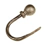 Classic Ball 1.25" Holdback in Antique Silver (Set of 2)