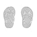 Sterling Silver Flip Flop Earrings