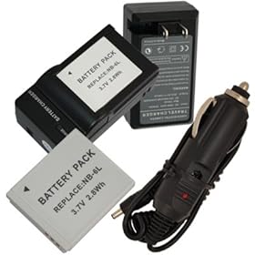 Battery+Charger for Canon Digital IXUS 105 IS 200 IS 210 IS 85 IS 95 IS NB-6L