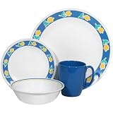 Corelle Livingware 16-Piece Dinnerware Set, Service for 4, Primavera