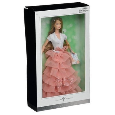 410TXMHJ23L Birthday Wishes Barbie   Peach