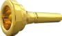Denis Wick 6BS Gold-plated Medium Bore Trombone Mouthpiece