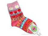 MP Funny Welts Pink Cotton Socks