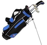 Deluxe Set of Junior Golf Clubs with stand bag (Age 10-12)