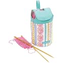 Debbie Macomber Floral Stripe Single Project Bag