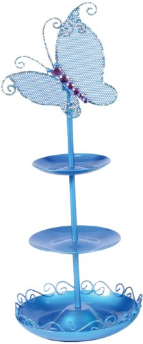 Molly 'N Me 3 Tier Butterfly Jewelry Holder