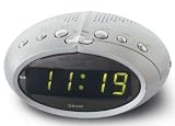 Produkt-Bild: Reflexion CLR-2466 Uhrenradio (UKW/ MW Radio, Snooze Funktion) silber
