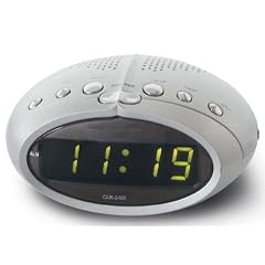 Reflexion CLR-2466 Uhrenradio (UKW/ MW Radio, Snooze Funktion) silber