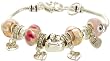 Royal Diamond Heart Pandora Style Fashion Designer Charm Bracelet