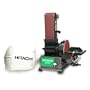 Hitachi SB10YI 4- by 8-Inch Belt Disc Sander with Dust Collection
