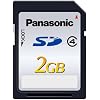 Panasonic SDメモリーカード 2GB RP-SDP02GJ1K
