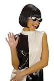Widmann 6337S - Per&uuml;cke Partygirl 60/70er Jahre, schwarz
