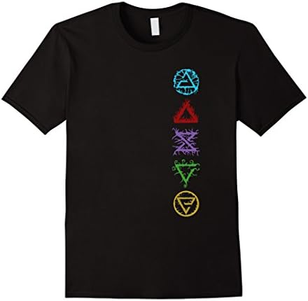 Men's Witcher Signs shirt XL Black