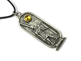 Egyptian Birth Sign of the Zodiac; Amun - God of the Afterlife Two-Sided Pewter Pendant