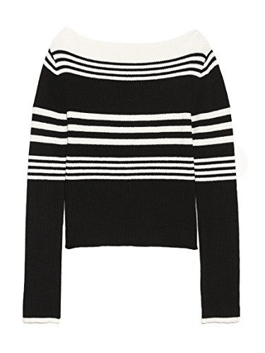 snidel(スナイデル)ボートネックリブプルオーバー