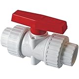 American Valve P200U-40 1 1/2" PVC True Union Ball Valve Socket Ends, 1-1/2-Inch