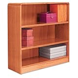 Alera Radius Corner Bookcase, Finished Back, Wood Veneer, 3 Shelf, 36 W by 12 D by 36 H, Medium Oak 410TlVbuutL. SL160 Alera Radius Corner Bookcase, Finished Back, Wood Veneer, 3 Shelf, 36 W by 12 D by 36 H, Medium Oak