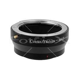 Fotodiox Contax / Yashica c/y Lens to Micro 4/3 Four Thirds System Camera Mount Adapter, Olympus PEN E-P1, Panasonic Lumix DMC-GF1, GH1, G1