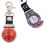 Trendy Mens Basketball Flip Watch with Backpack Clip