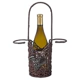 Boston Warehouse Hamptons Wicker Single Wine Caddy by Boston Warehouse