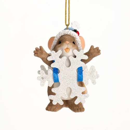 Charming Tails Blizzard of Blessings Snowflake Ornament 2012 Charming Tails Blizzard of Blessings Snowflake Ornament 2012