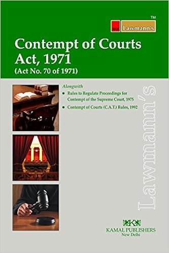 Contempt of Courts Act 1971 (Lawmann's)