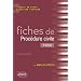 Fiches de proc�dure civile rappels de cours & exercices corrig�s