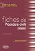 Fiches de proc�dure civile rappels de cours & exercices corrig�s