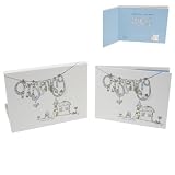 Tracey Russell Designer Blue Christening Guest Book