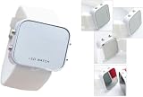 Mirror Men Lady LED Digital Sport Unisex Watch Gift Jelly(Only White Now)