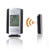 Pretime? GTS Wireless Thermometer with Remote Sensor - Wireless Weather Station