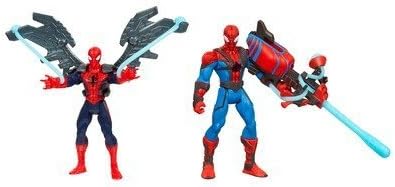 Marvel Ultimate Spider-man Power Webs Exclusive Action Figures 2-pack Web Wingsuit & Crossbow Chaos