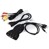 Mini DisplayPort | ThunderBolt to TV RCA Composite Video and S-Video Converter with LED for HDTV DVD