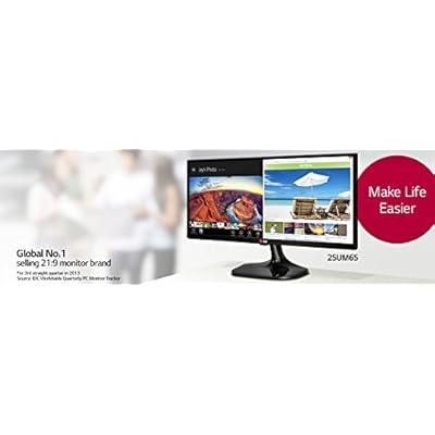 LG 25&quot; Full HD Ultra Wide LED Monitor (21:9) with splits 4 Screens &amp; Dual Linkup