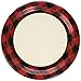Creative Converting 321825 8 Count Buffalo Plaid Dinner Plates, Any, Multicolor