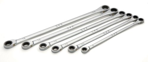 SK Hand Tools 89350  6 Piece Metric XXL Double Box Spline G-Pro Wrench Set