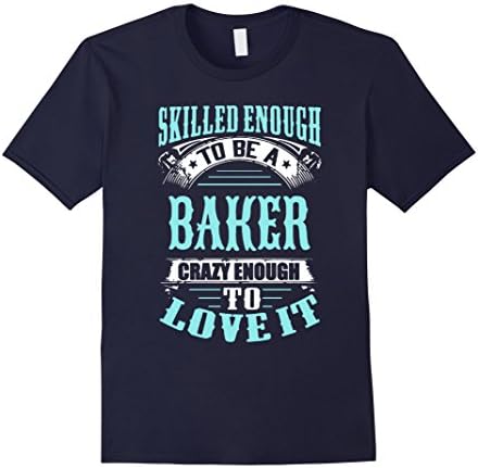 Men's Bakers Shirt - Crazy Bakers Shirt Large Navy