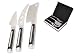 Legnoart LATTEVIVO Cheese Enthusiast's 3pc Knife Set - Fully Forged with Metalply Handles