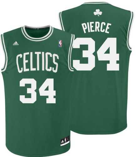 Paul Pierce Green Adidas Revolution 30 NBA Replica Boston Celtics Youth Jersey