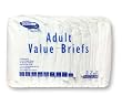 Invacare Value Series Adult Briefs, Pk-18