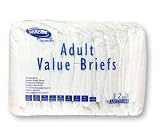 Units Per Pack 16 Invacare Value Series Adult Briefs Medium Waist 32-44″ Invacare Supply Group 301V02A
