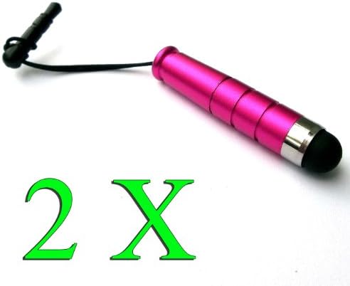 Hi-Tech Dealz® 2 Pack of Stylus (Pink) 3.5mm MINI ATTACHABLE Universal Touch Screen Capacitive Pen for Huawei Tablet PC / Cell Phone / Smartphone : Huawei Ascend D quad, Huawei Ascend D quad XL, Huawei Ascend D1, Huawei Ascend G300, Huawei Ascend II, Huawei Ascend P1, Huawei Ascend P1 S, Huawei Fusion U8652, Huawei IDEOS S7 Slim, Huawei Impulse 4G, Huawei M886 Mercury, Huawei MediaPad, Huawei MediaPad 10 FHD, Huawei MediaPad S7-301w, Huawei T8300, Huawei U8100, Huawei U8150 IDEOS, Huawei U8180 IDEOS X1, Huawei U8220, Huawei U8230, Huawei U8350 Boulder, Huawei U8500, Huawei U8510 IDEOS X3, Huawei U8520 Duplex, Huawei U8650 Sonic, Huawei U8800 IDEOS X5, Huawei U8800 Pro, Huawei U8850 Vision, Huawei U8860 Honor, Huawei U9000 IDEOS X6