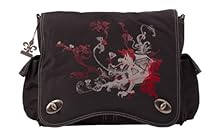 Kalencom Diaper Bag, Screened Black Dragon
